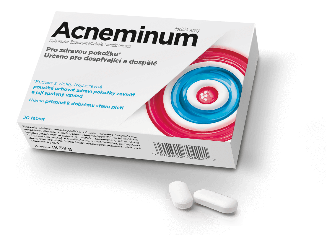Balení tablet Acneminum